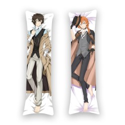 Дакимакура Великий из бродячих псов “Bungou Stray Dogs” Осаму Дазай и Чуя Накахара